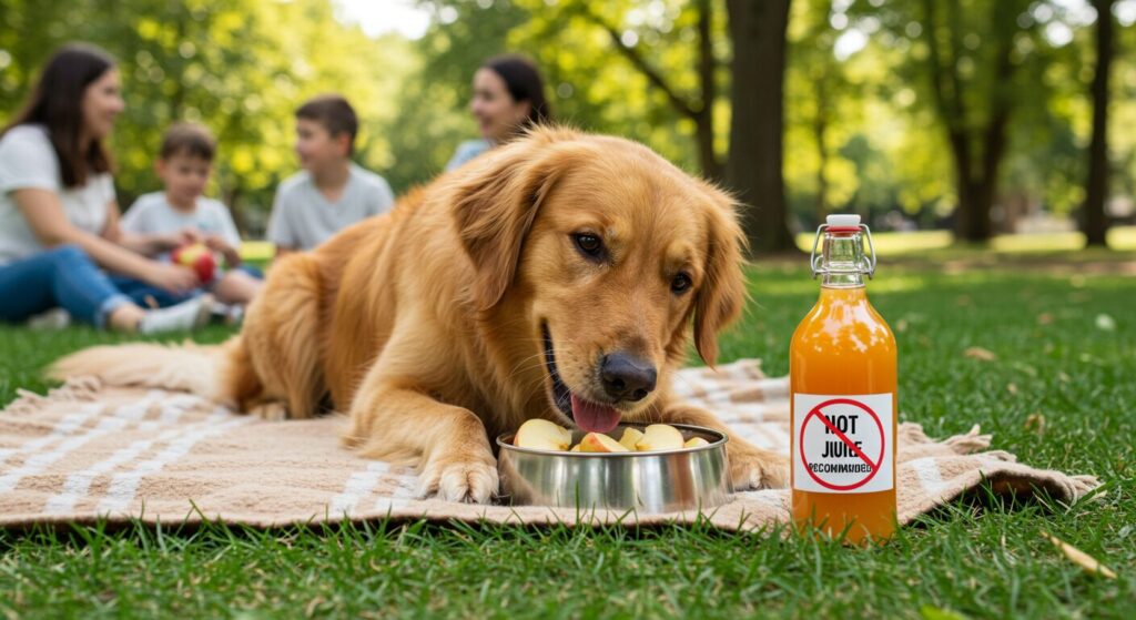 Risks of Giving Apple Juice to Dogs
